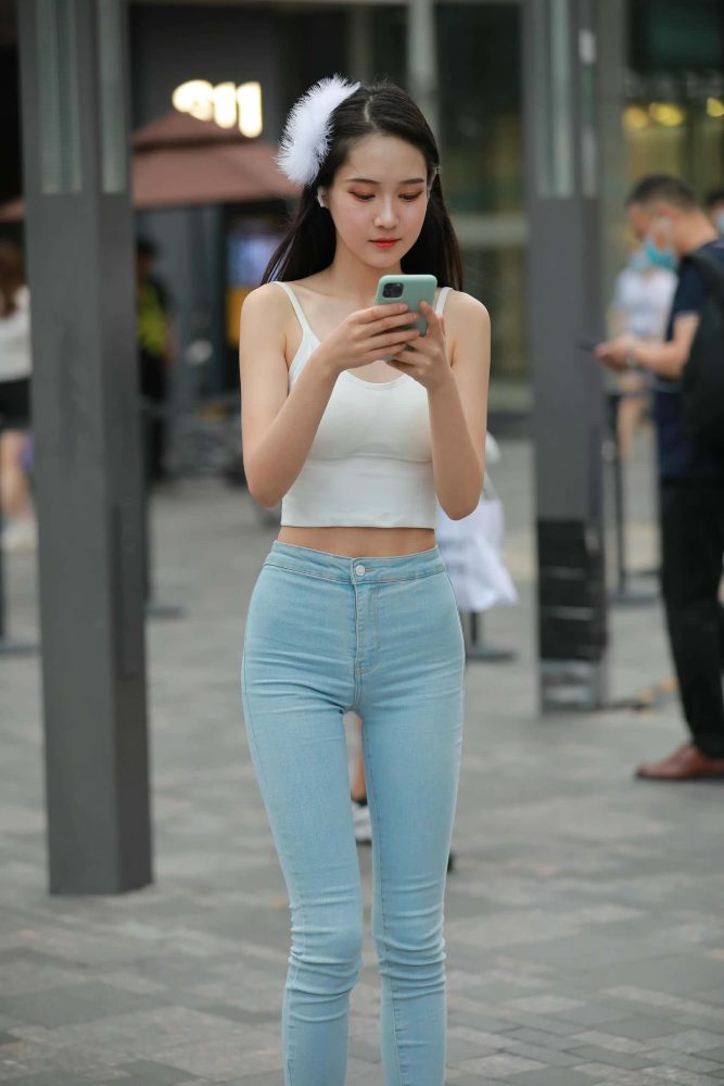 非常漂亮的牛仔裤女孩【98P】J2144-嘿图库