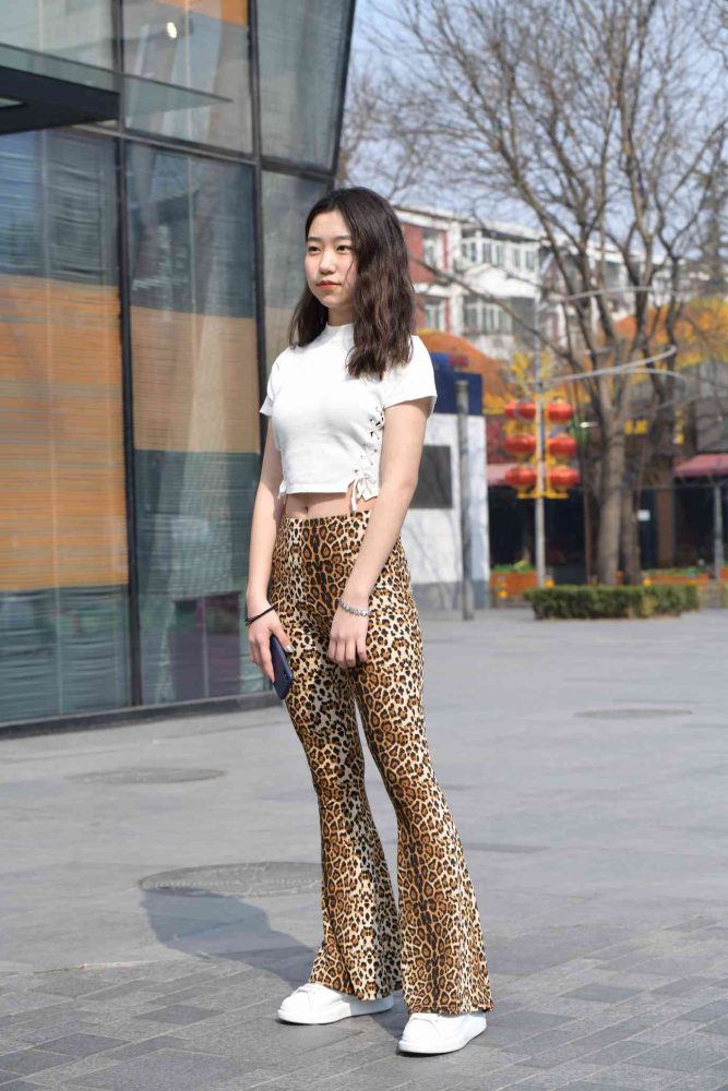 豹纹紧身裤小姑娘【339P】04026-嘿图库