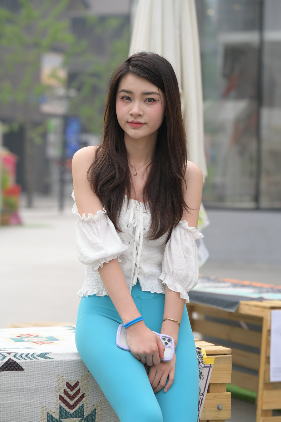 图片[2]-蓝色瑜伽裤漂亮女孩 J3299 769P-12.9GB-嘿图库