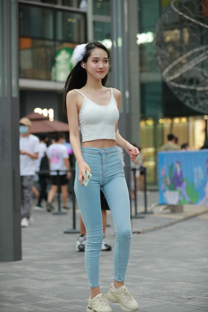 非常漂亮的牛仔裤女孩【98P】J2144-嘿图库