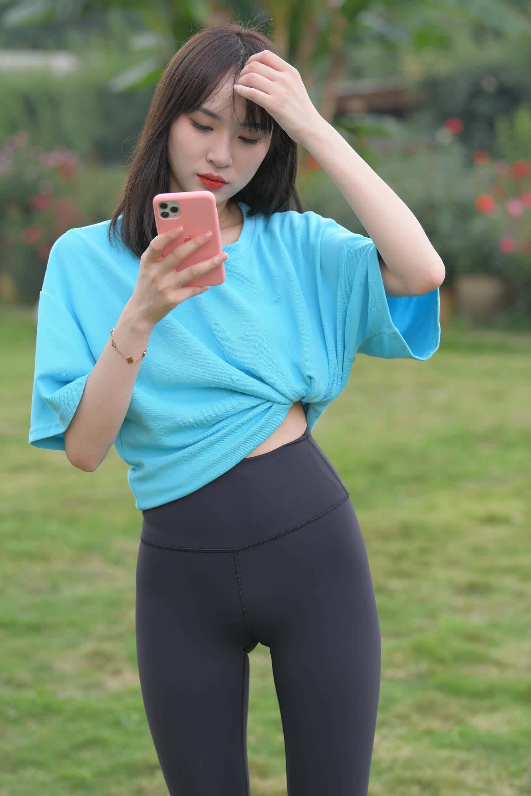 图片[1]-乖乖女瑜伽裤女孩【538P】J2224-嘿图库