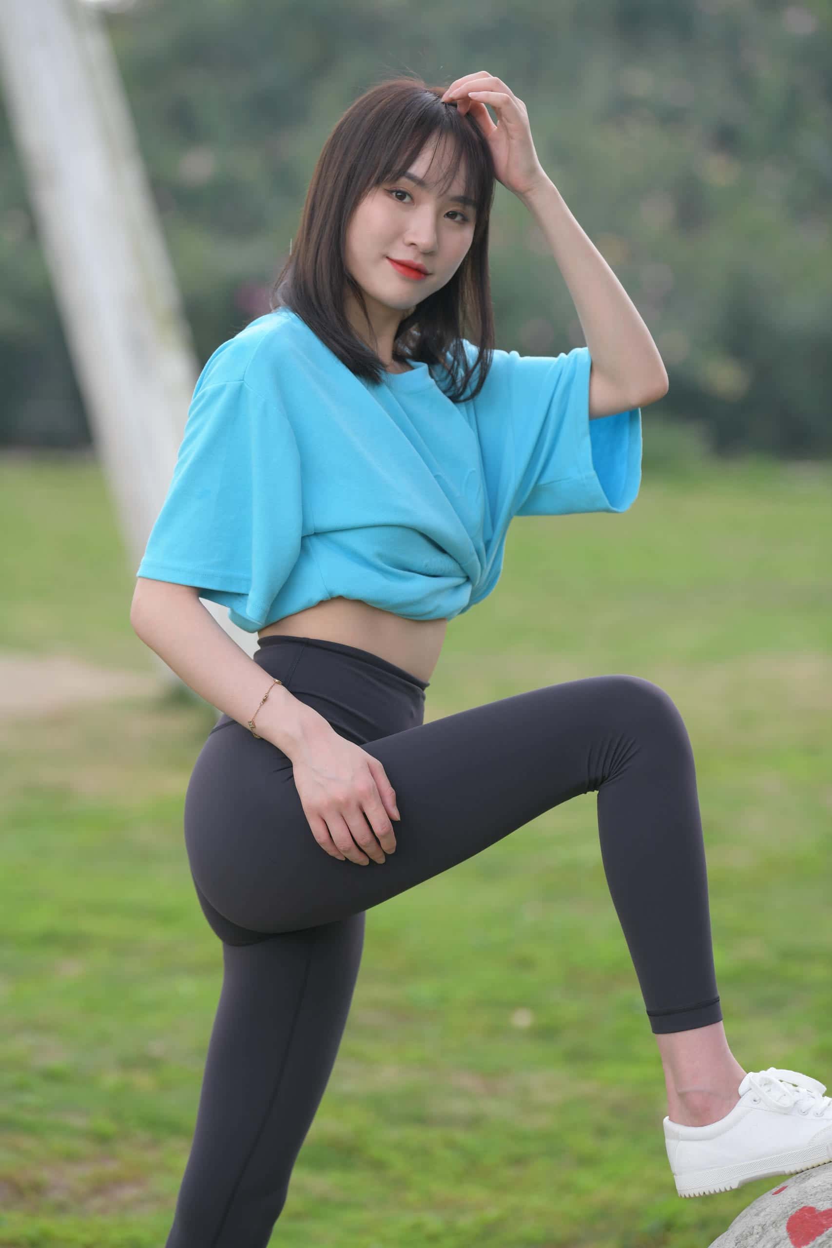 图片[3]-乖乖女瑜伽裤女孩【538P】J2224-嘿图库