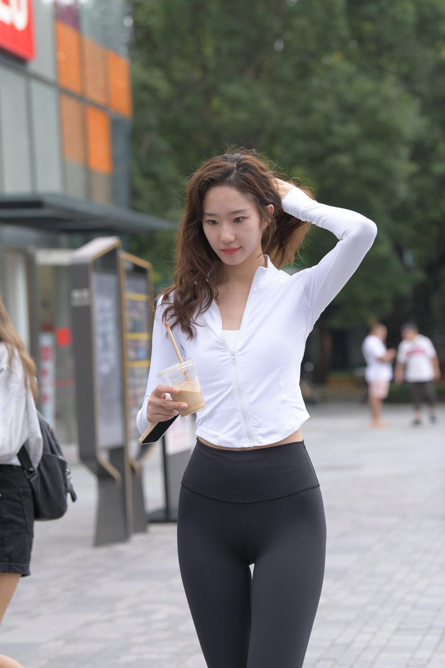 图片[3]-像刘亦菲的黑色瑜伽裤女孩J2237 340P1V-14.8GB-嘿图库