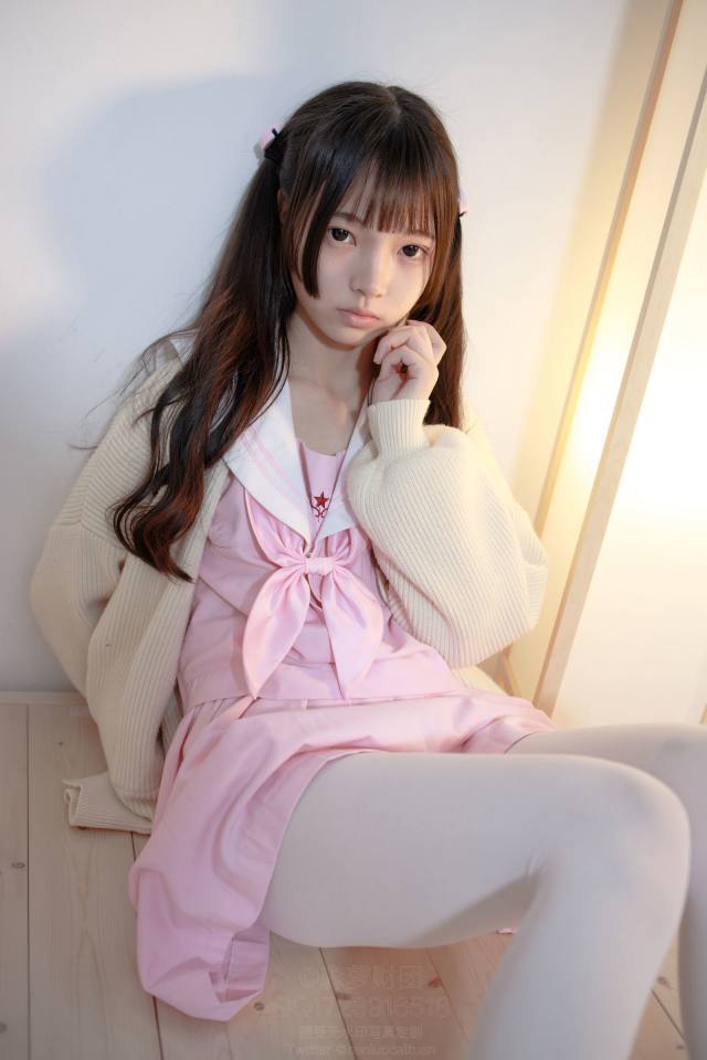 图片[3]-好像有什么心事的白丝双马尾女孩【59P】20022-嘿图库