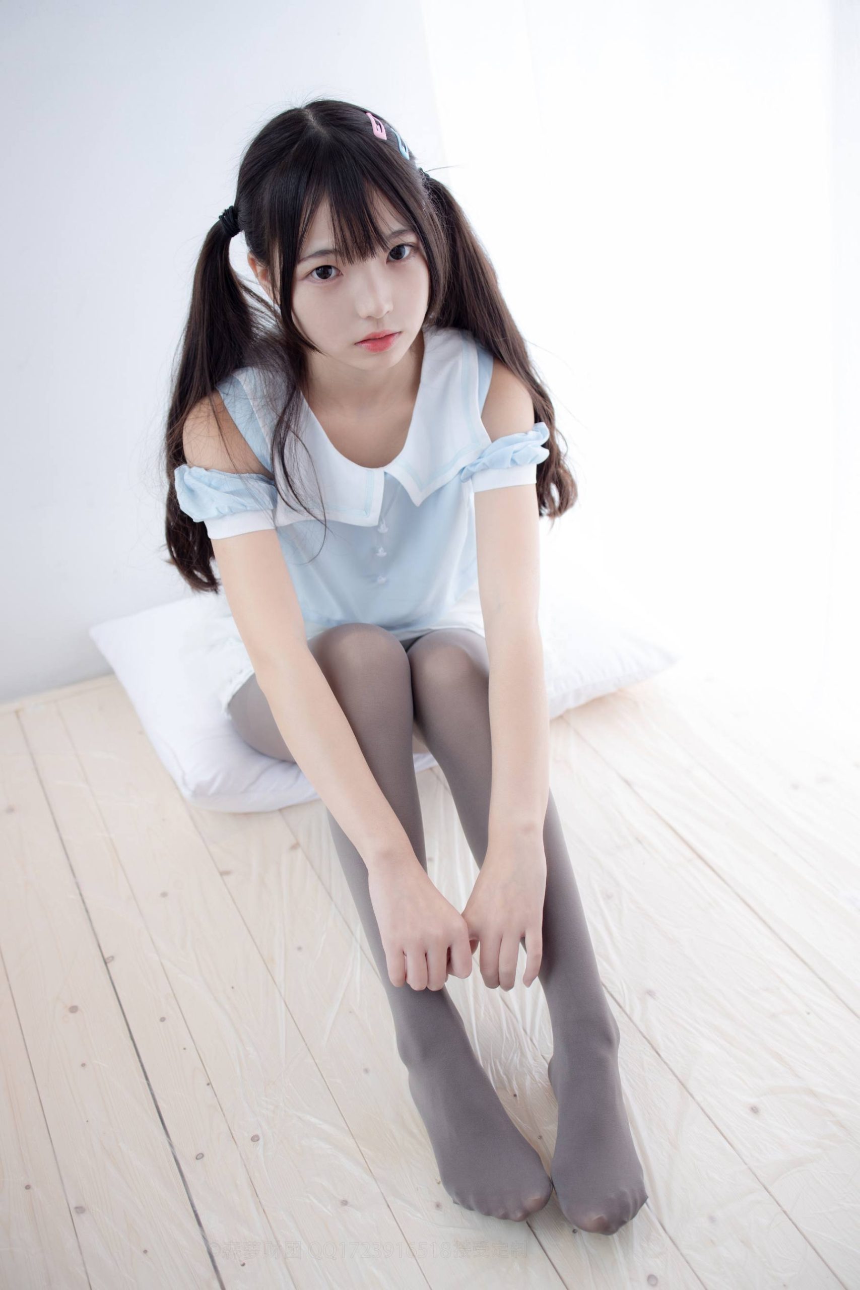 图片[3]-超级甜美的灰丝小姑娘【86P】20005-嘿图库