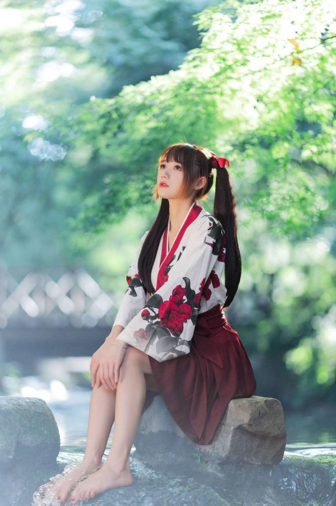 【免费】穿汉服的双马尾女孩【35P】20025-嘿图库