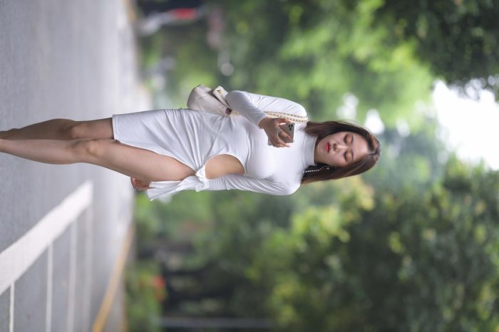 非常精致的侧边裙姑娘，忒好看了！【299P】00017-嘿图库