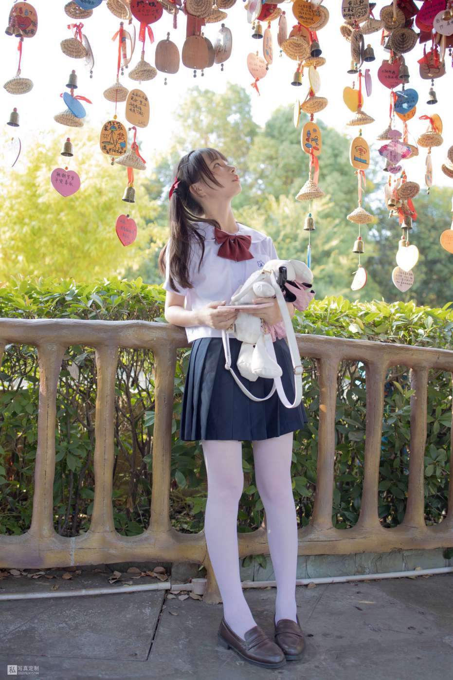 图片[5]-眼神好清澈的双马尾白丝女孩【75P】20019-嘿图库