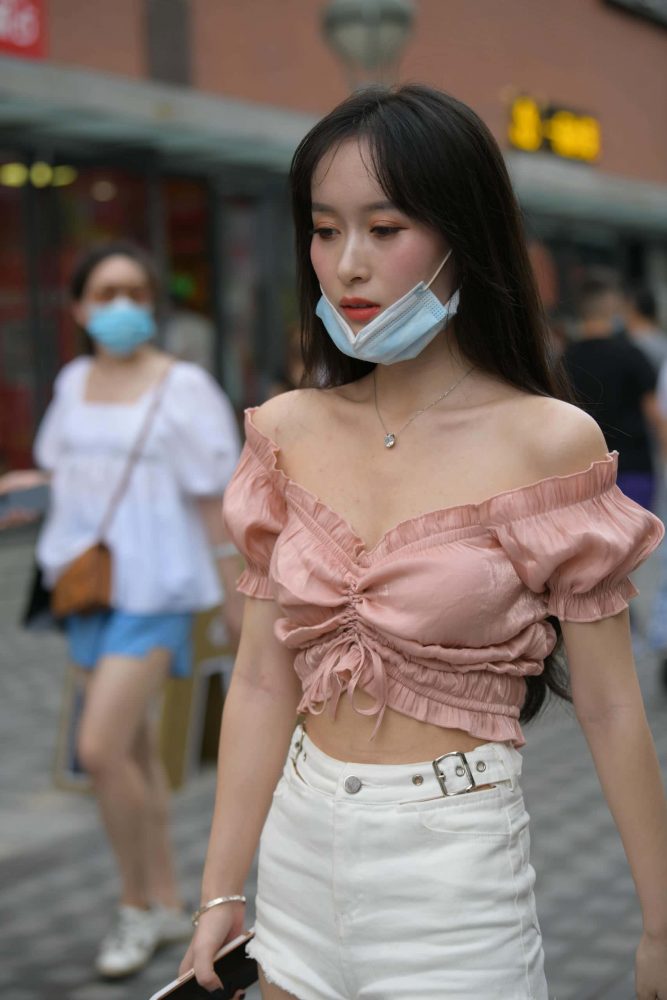 清纯动人粉白搭配【100P】J7926-嘿图库