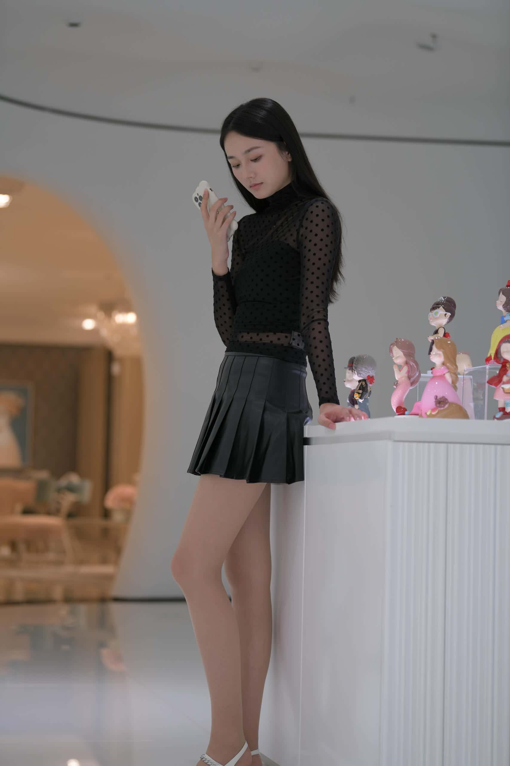 图片[4]-准备参加朋友宴会的黑裙小姐姐【452P】J3401-嘿图库