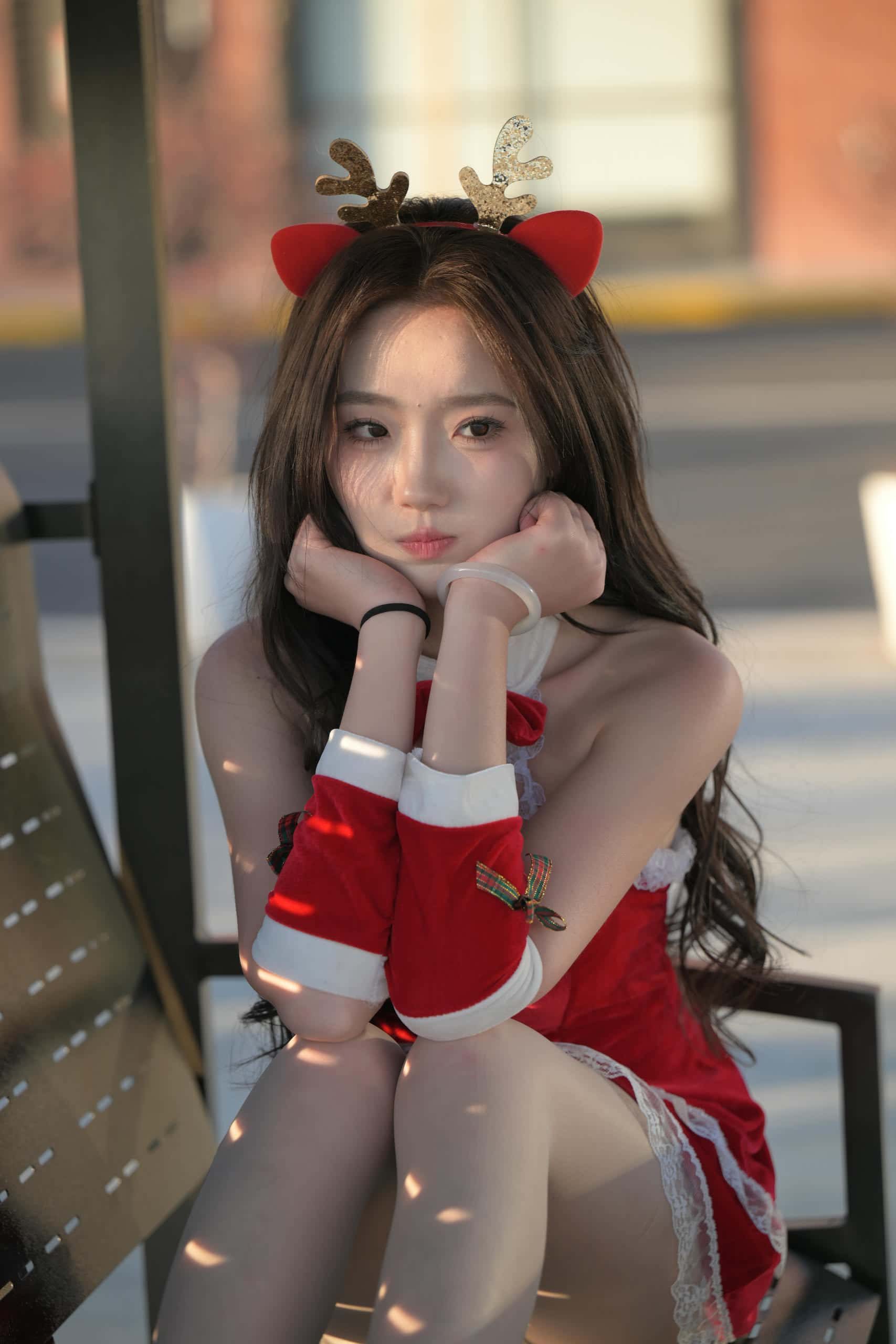 图片[1]-圣诞美眉【1096P】J8264-嘿图库