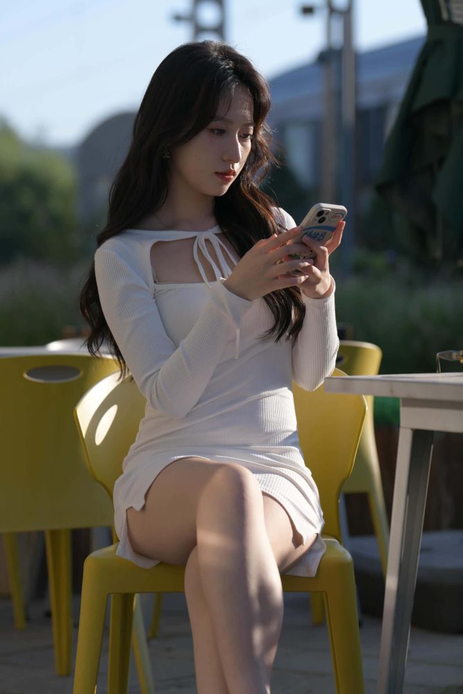 好仙的白裙姑娘【637P】J8290-嘿图库