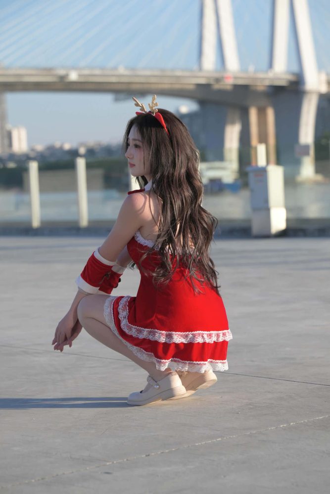 圣诞美眉【1096P】J8264-嘿图库