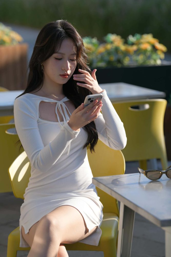 好仙的白裙姑娘【637P】J8290-嘿图库