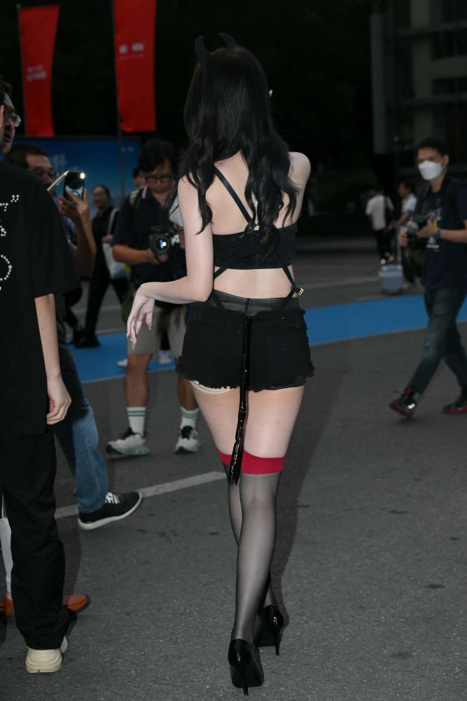 P0293 魅惑黑色短裤【72P】1.45GB-嘿图库